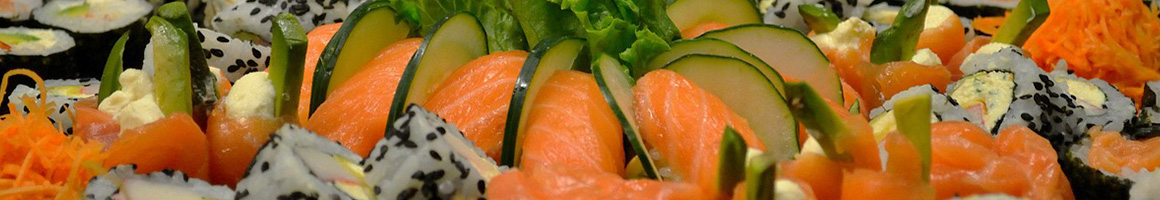 Eating Japanese Sushi at Okada Japanese Restaurant & Sushi Bar restaurant in Ashburn, VA.